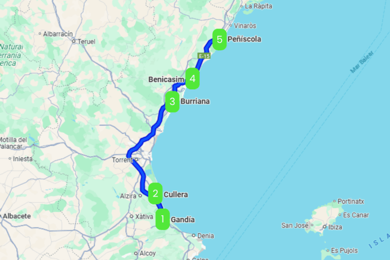 Mapa de COSTA Y CÍTRICOS