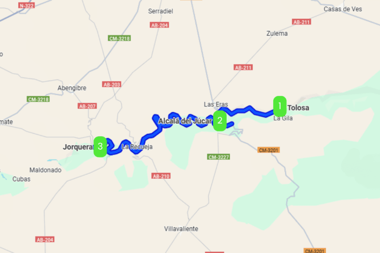 Mapa de LA HOZ DE LA MANCHUELA