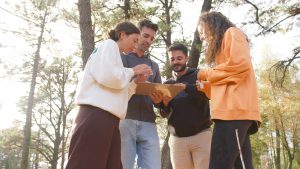 Orientación en el Monte Aloia