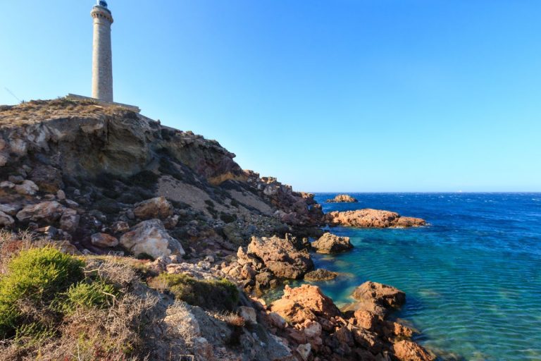 Faro en Cabo de palos cartagena