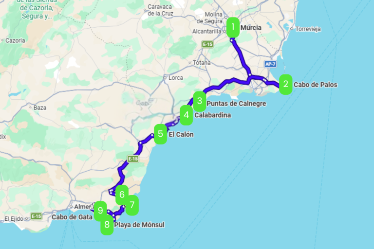 Mapa de SOL DE INVIERNO