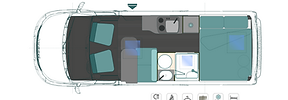 Alquiler 4 plazas Iveco Family I-112 en Fuerteventura