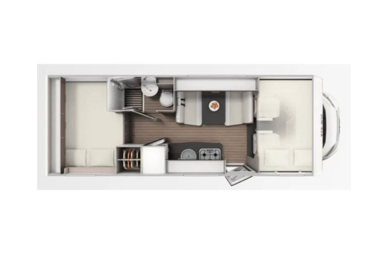 Alquiler 6 plazas Etrusco A7300 DB en Gandia